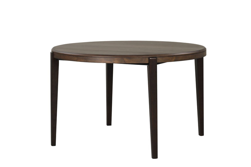 Sacliff Round Dining Table - Black/Brown