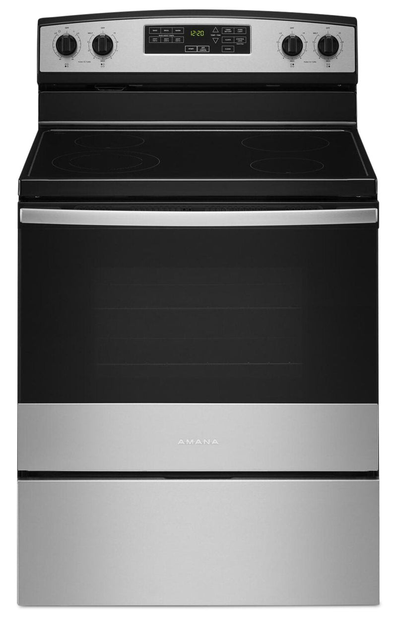 Amana 4.8 Cu. Ft. Electric Range with Self-Clean - YAER6603SMS