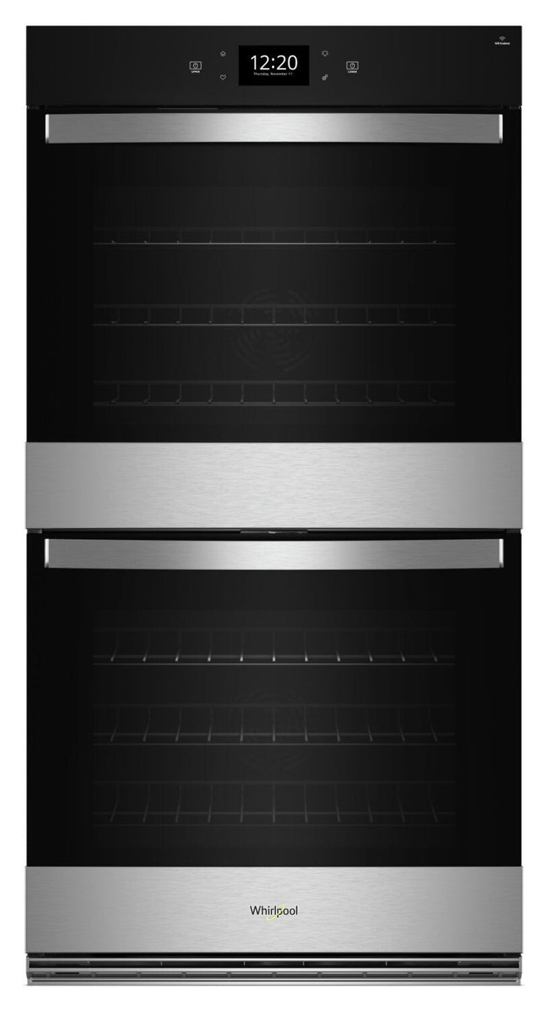 Whirlpool 10 Cu. Ft. Smart Double Wall Oven with Air Fry - WOED7030PZ