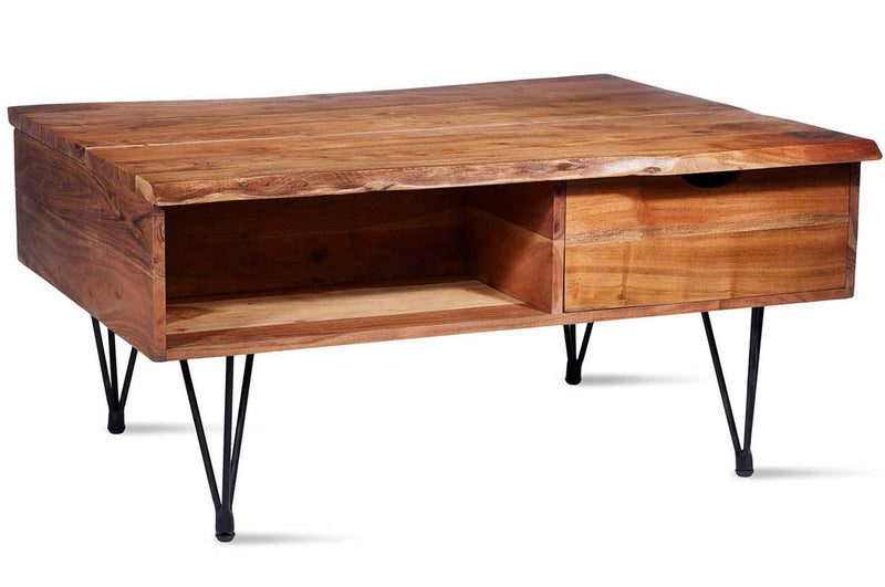 Earryland Lift Top Coffee Table - Natural