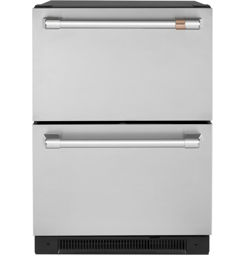 Café 5.7 Cu. Ft. Built-In Dual-Drawer Refrigerator - CDE06RP2NS1 - Refrigerator in Stainless Steel