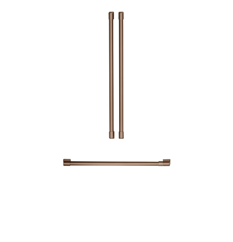 Café Brushed Copper French Door Refrigerator Handle Kit - CXMB3H3PNCU