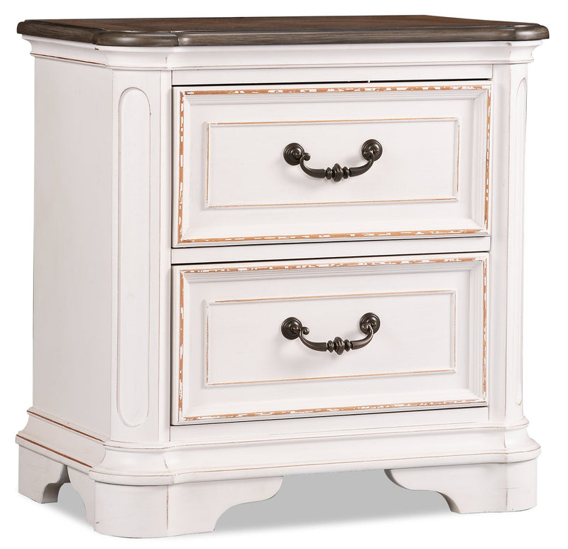 Aurelia Night Table - Antique White