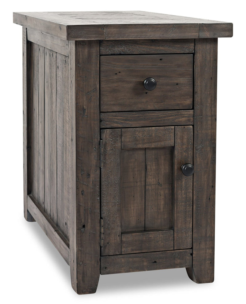 Ahna Chairside Table - Brown