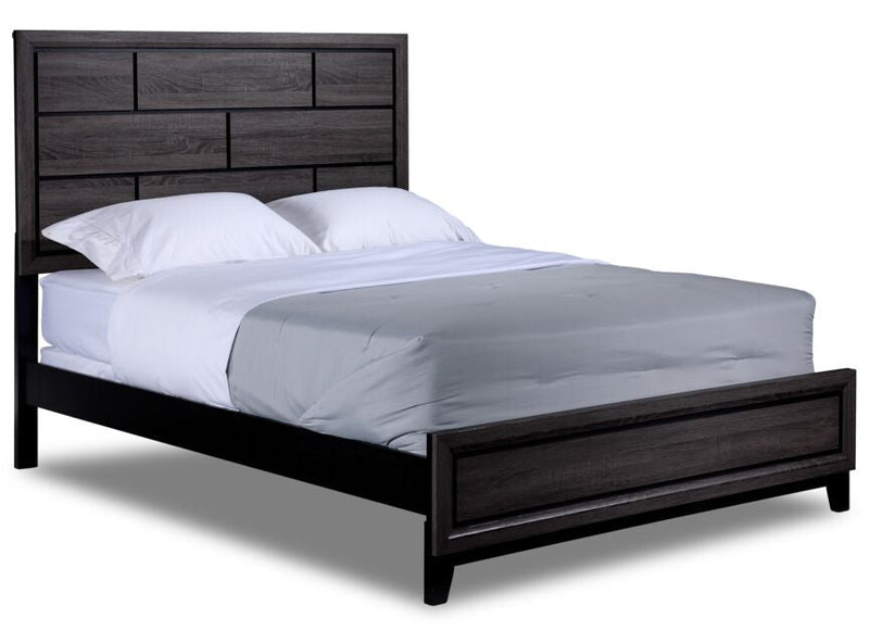 Daboll King Bed Package - Grey/Black