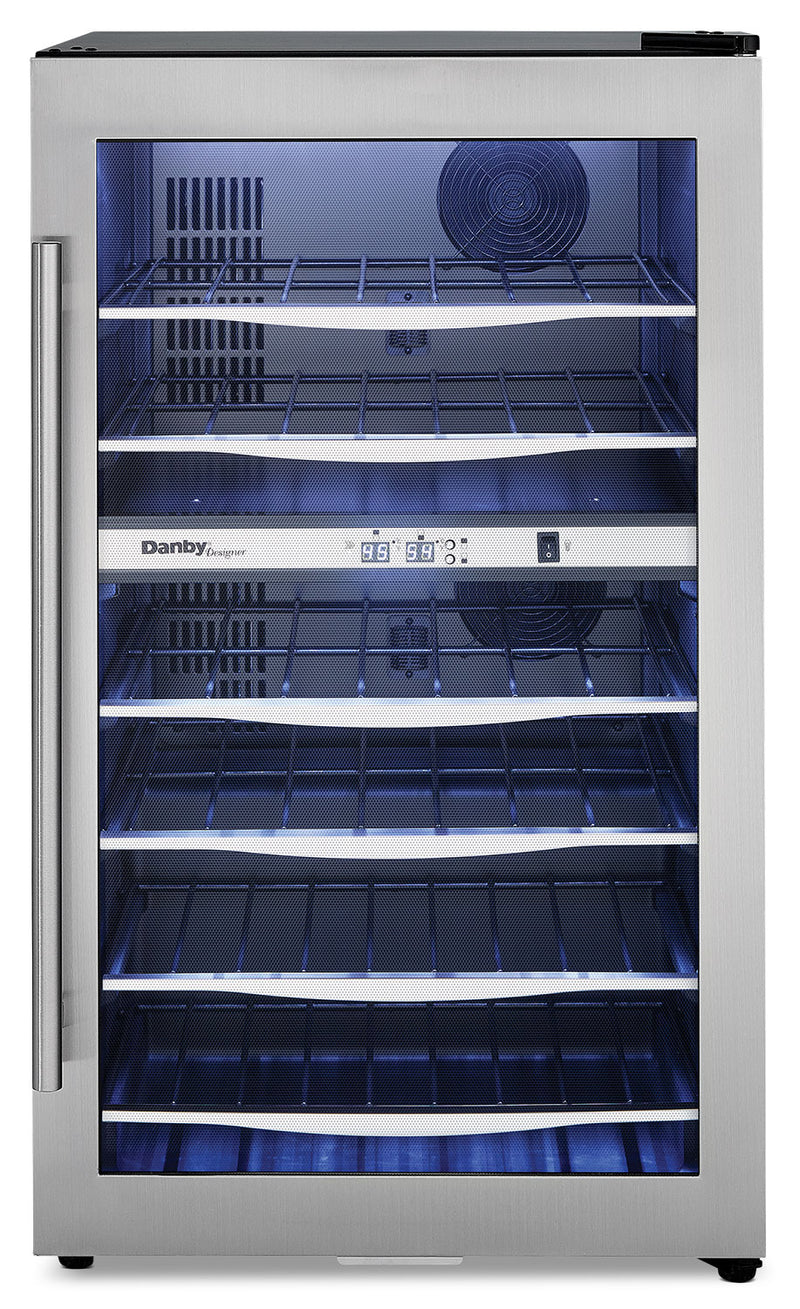 Danby Designer 4.0 Cu. Ft. 38-Bottle Wine Cooler - DWC040A3BSSDD
