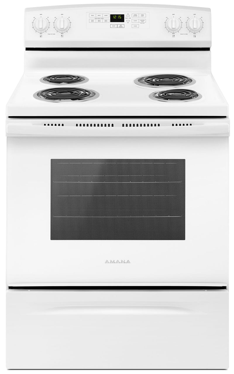 Amana 4.8 Cu. Ft. Freestanding Electric Range - YACR4503SFW
