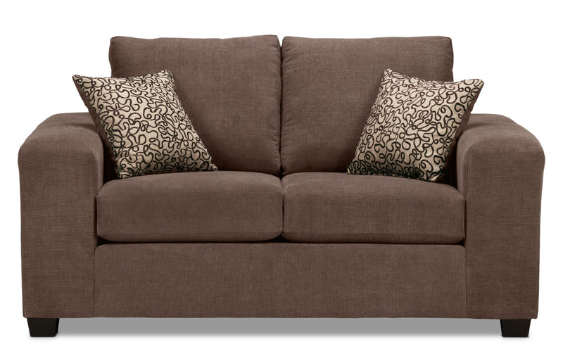 Knox Loveseat - Light Brown