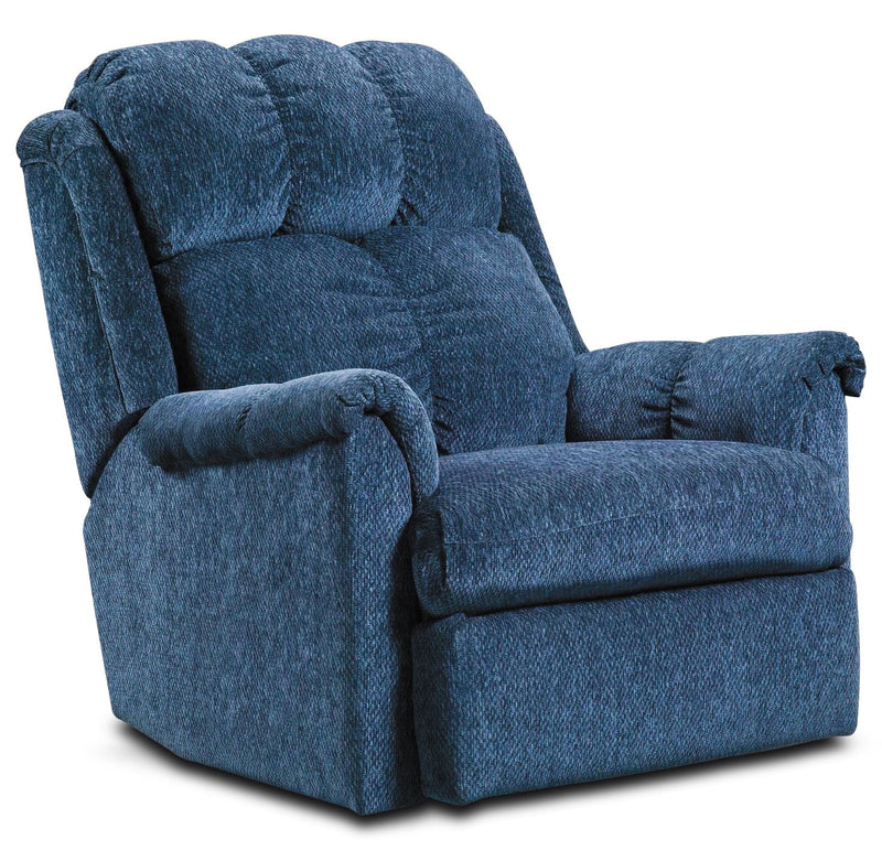 Fairford Chenille Power Recliner - Blue