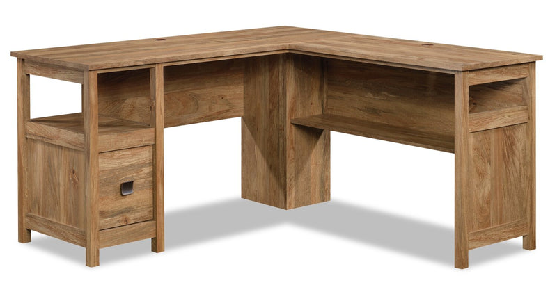 Moura L-Shaped Desk - Sindoori Mango