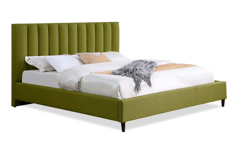 Cresbard King Platform Bed - Green