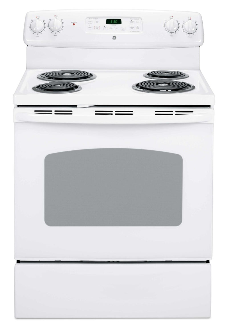 GE 5.0 Cu. Ft. Electric Freestanding Range - JCBP240DMWW