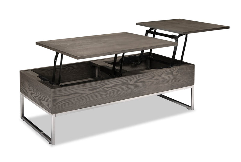 Tyee Coffee Table with Lift Top - Grey