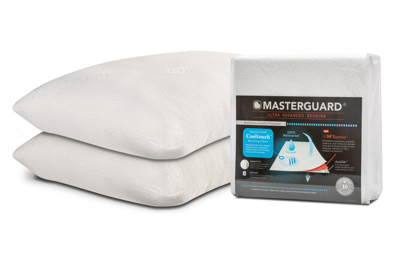 MasterGuard® CoolTouch™ King Mattress Protector with 2 King Pillows