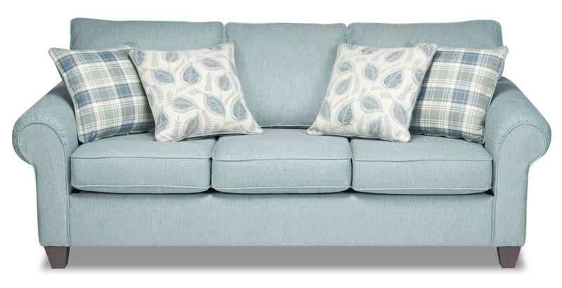 Minstrel Chenille Sofa - Marine