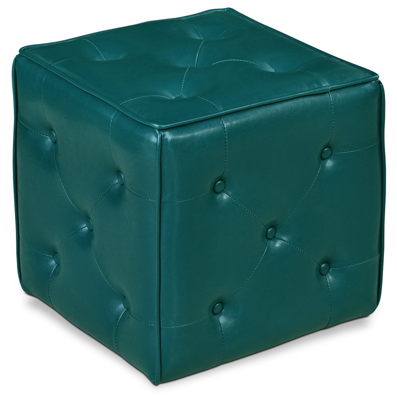 Dice Ottoman - Teal