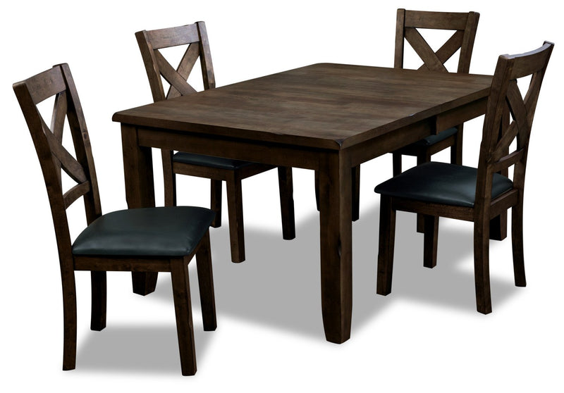 Hesparia 5-Piece Dining Set - Grey