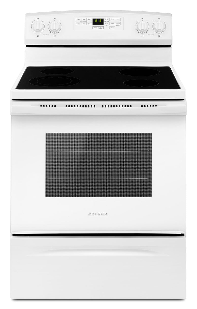 Amana 4.8 Cu. Ft. Freestanding Electric Range with Self-Clean - YAER6603SFW