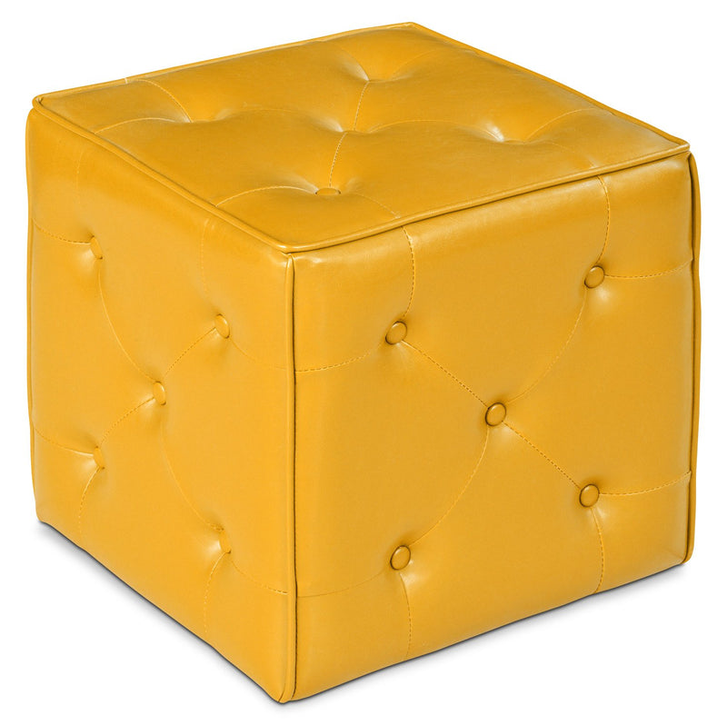 Dice Ottoman - Yellow