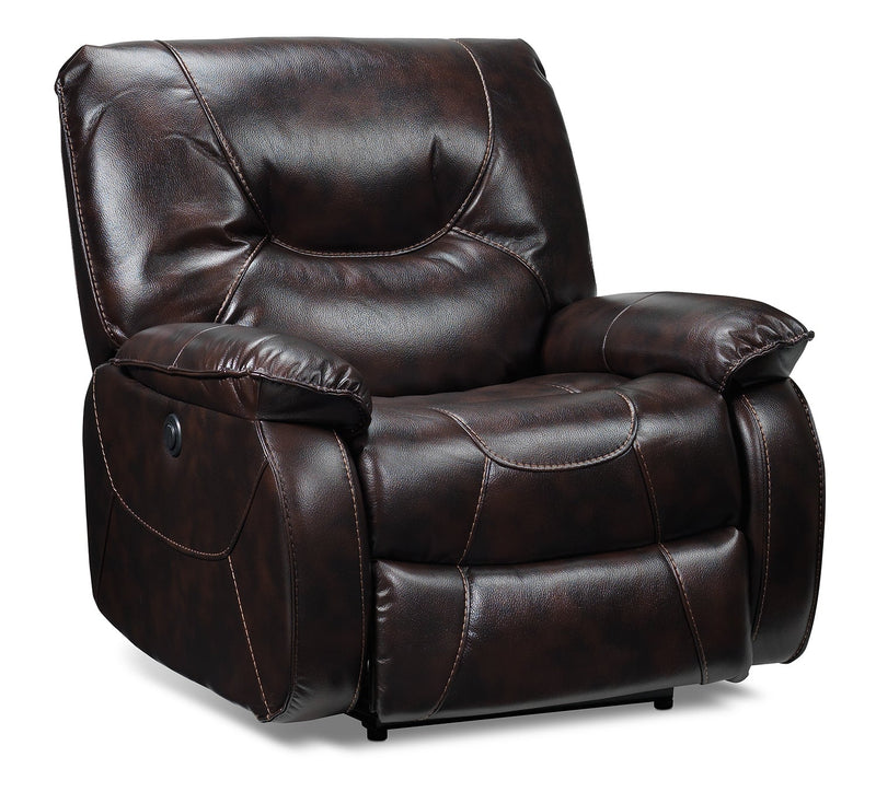 Cascade Power Recliner - Dark Brown