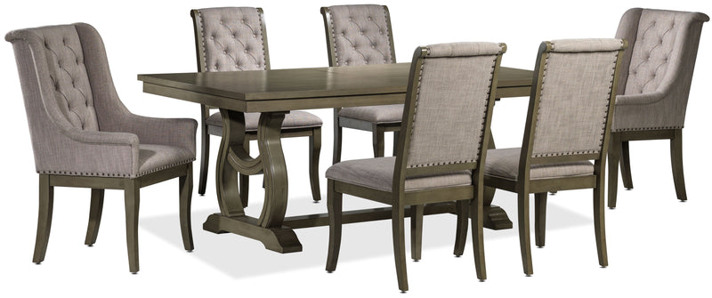 Alomar 7-Piece Dining Room Set - Oak