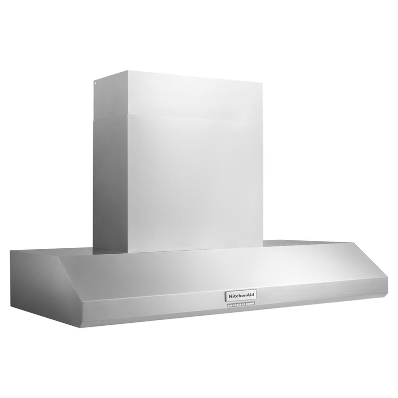 KitchenAid Stainless Steel 48" Commercial-Style Wall-Mount Canopy Range Hood - KVWC958KSS