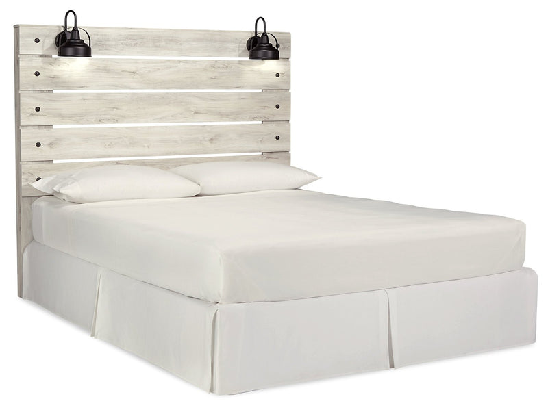 Naylon King Panel Headboard - White