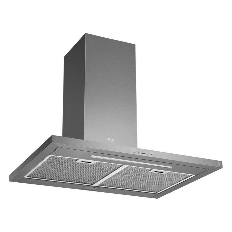 LG Smudge Resistant Stainless Steel 600 CFM 30" Wall Mount Chimney Range Hood - LSHD3080ST