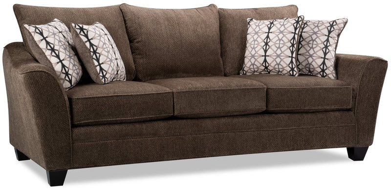 Sherwood Chenille Sofa - Brown