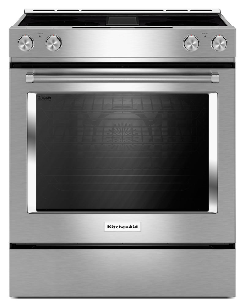 KitchenAid 6.4 Cu. Ft. Downdraft Electric Range - Stainless Steel