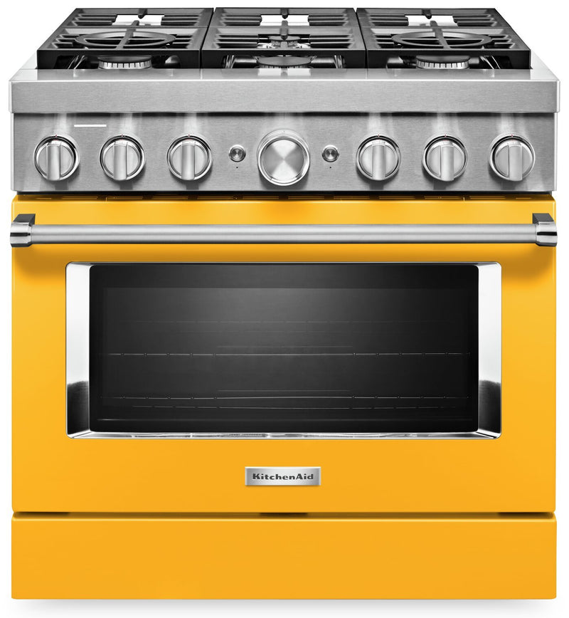 KitchenAid 36'' Smart Commercial-Style Gas Range - KFGC506JYP