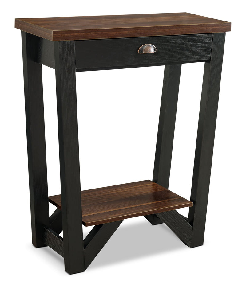 Portroe Console Table - Black