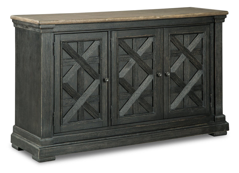 Antique black and grey-brown