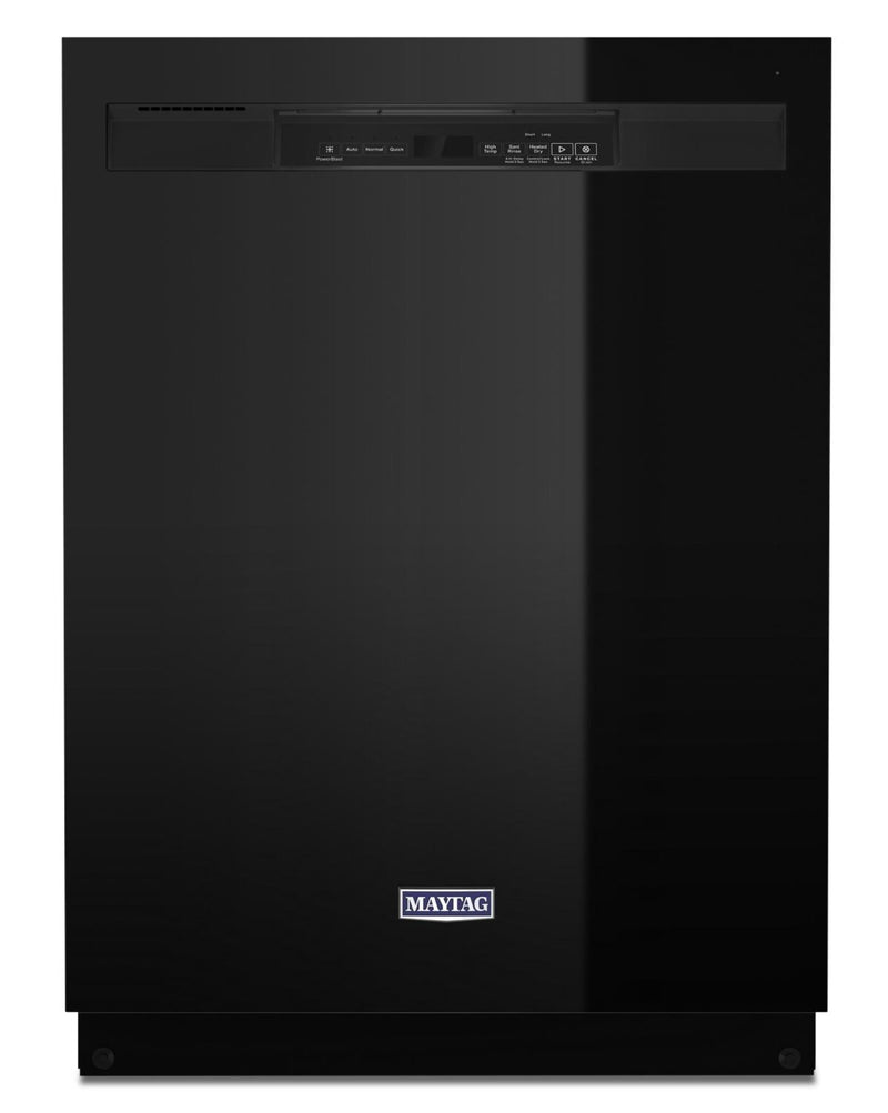 Maytag Front-Control Dishwasher with Dual Power Filtration - MDB4949SKB - Dishwasher in Black 