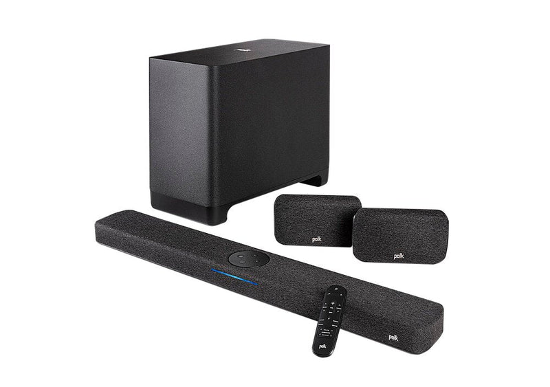 Polk React Soundbar and 7" Wireless Subwoofer Package - REACTBAR/REACTSUB 