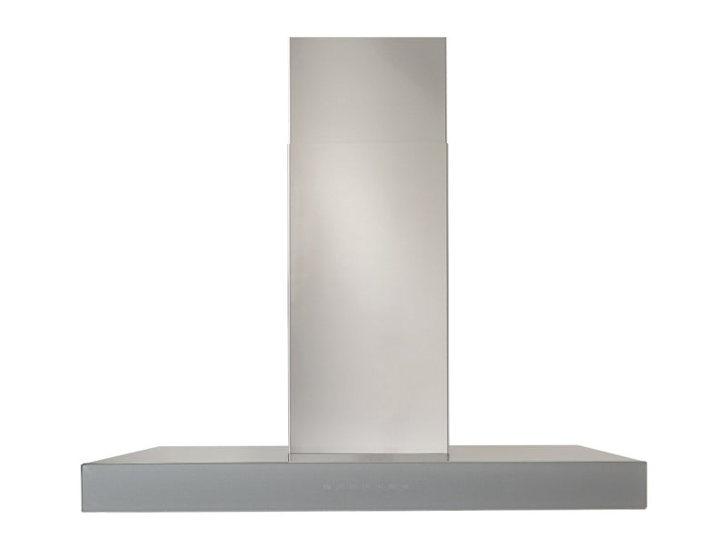 Stainless Steel with Brushed Grey Glass 