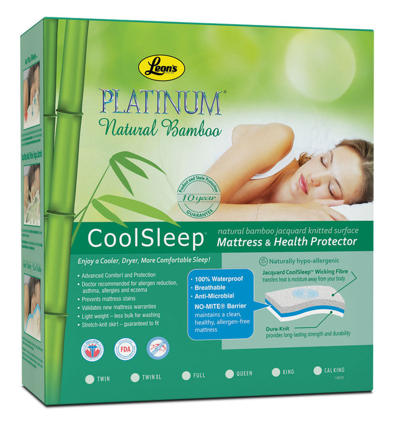 Platinum Queen Mattress Health Guard - Bamboo